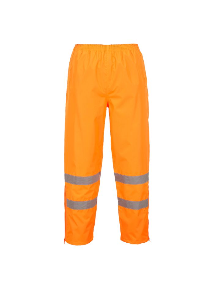 Pantaloni Respirabili Hi-Vis, L, R, Portocaliu