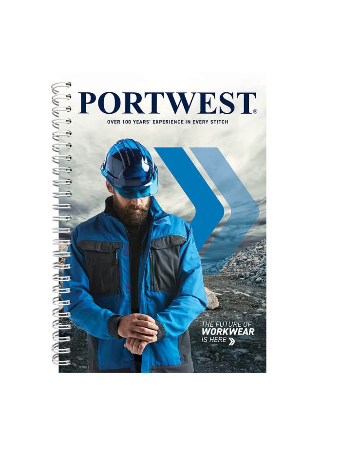 Agendă Portwest cu Coperți Tari, , R, Alb