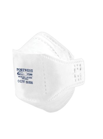 Respirator EAGLE FFP2 Dolomite Fold Pliat, , R, Alb
