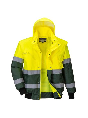 Jacheta X Hi-Vis Bomber, L, R, Galben/Negru