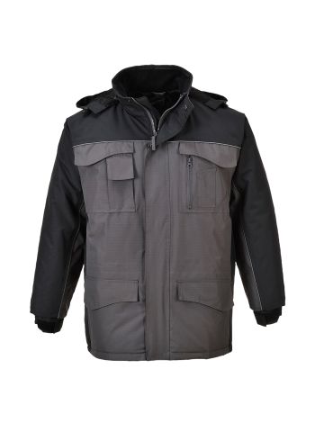 Hanorac Parka RS, L, R, Negru/Gri