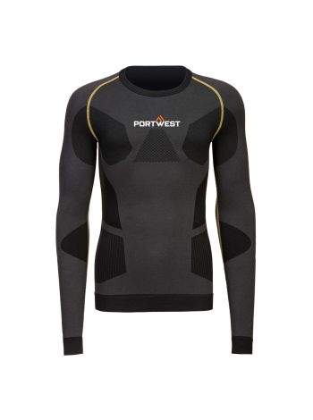 Colanți Dynamic Air Baselayer Top, L, A, Gri Carbune