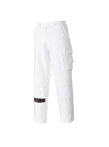 Pantaloni Zugrav, 4XL, R, Alb