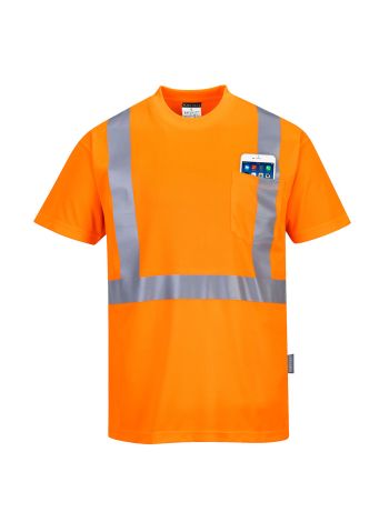 Tricou Hi-Vis cu Buzunar, 4XL, R, Portocaliu