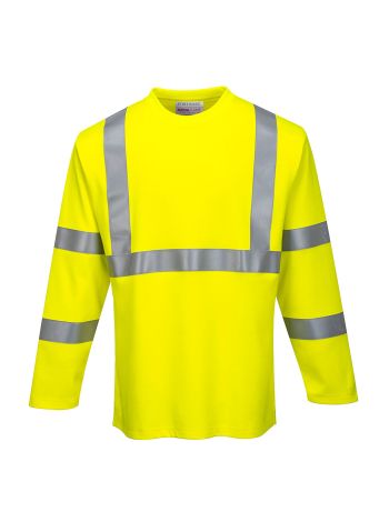 Tricou cu maneca lunga FR HI VIS, L, R, Galben