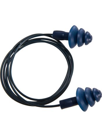 Dopuri de urechi cu cordon TPR(50 perechi), , U, Albastru