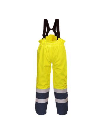 Pantaloni Bizflame Multi Arc HiVis, L, R, Galben/Navy