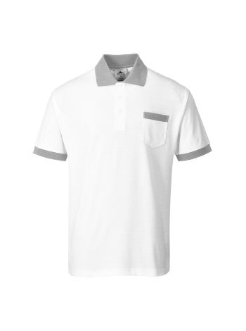 Painters Pro Polo, L, R, Alb