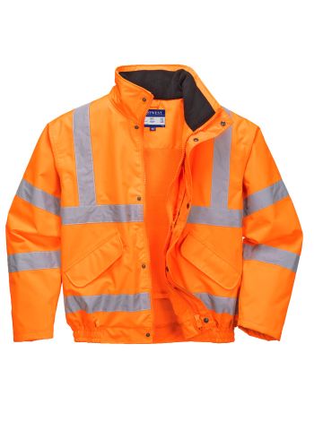 Jacheta Bomber Hi-Vis Respirabila., L, R, Portocaliu