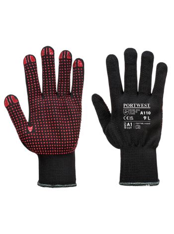 Manusa Nylon Polka Dot , L, R, Negru