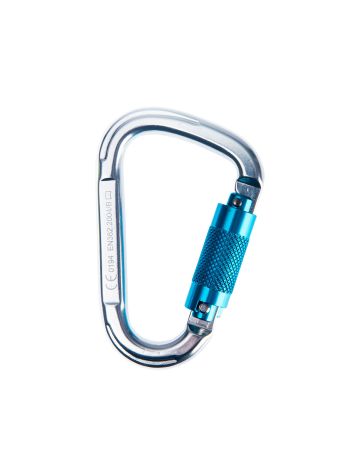 Carabiniera Aliminiu Twist Lock, , R, Argintiu