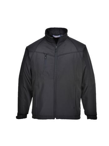 Geacă Softshell pentru bărbați Oregon (3L), 4XL, R, Negru