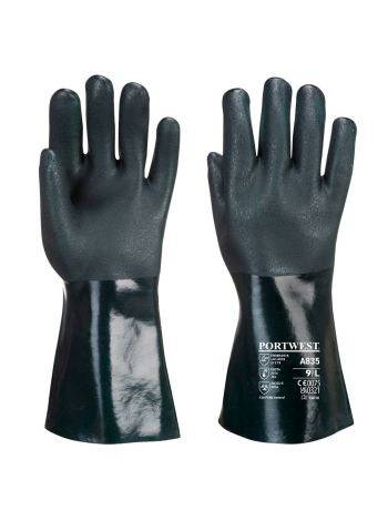 Manusa Double Dipped PVC 35cm , XL, R, Verde