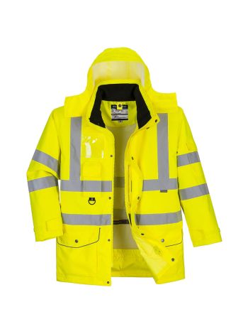Jacheta Traffic HiVis 7-in-1, 4XL, R, Galben