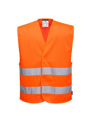 Vesta HI VIS cu 2 benzi gama MeshAir , 4X/5X, R, Portocaliu