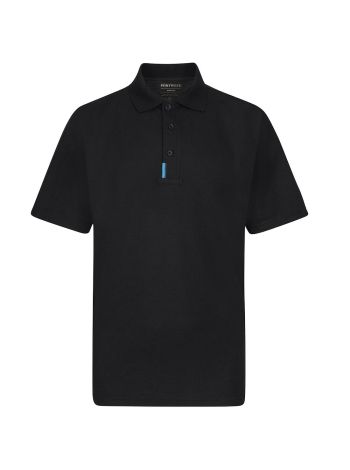 WX3 Tricou Polo, 4XL, R, Negru