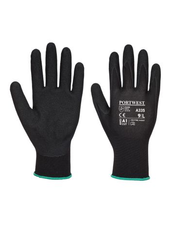 Dermi-Grip NPR15 Nitrile Sandy, L, R, Negru