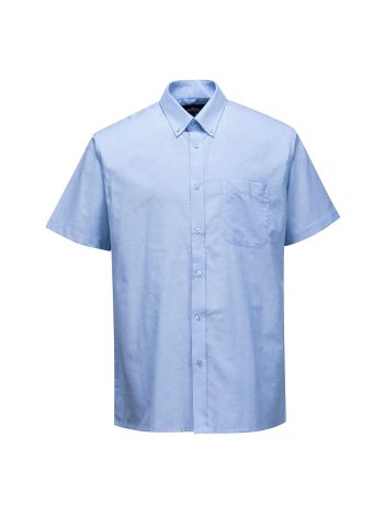 Camasa Oxford, Maneci Scurte, 140, U, Albastru