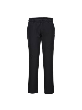 Pantaloni chino slim pentru femei, 26, R, Negru