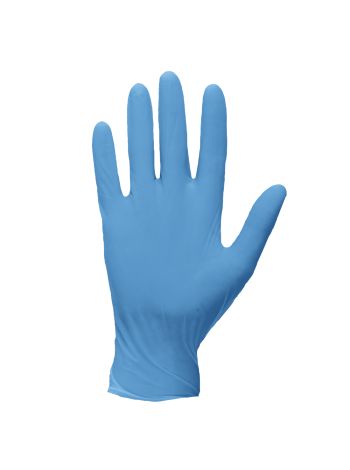 Mănuși de unică folosință din nitril nepudrate Cat 1, L, U, Albastru