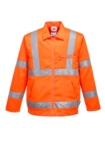 Jacheta din Poli-bumbac Hi-Vis RIS., L, R, Portocaliu