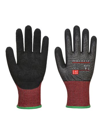 CT200 AHR13 Mănușă de tăiere din latex AHR13, L, R, Negru