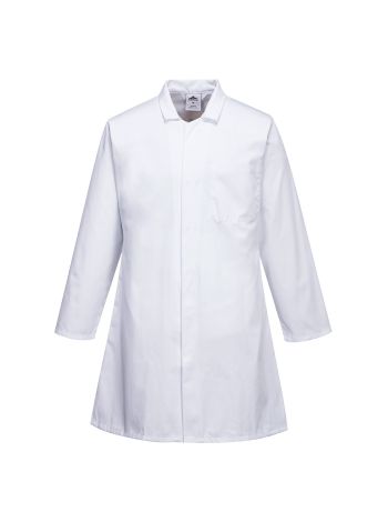 Halat Barbatesc Industria Alimentara, Trei Buzunare , L, R, Alb