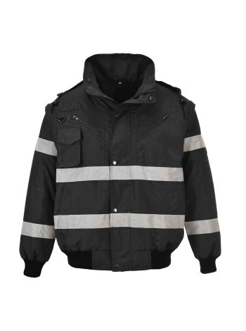 Jachetă bomber Iona 4 în 1, 4XL, R, Negru
