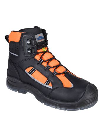 Bocanci ESD Portwest Compositelite Retroglo Hi-Vis S3 WR ESD, 39, R, Portocaliu