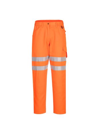 Pantaloni Eco Hi-Vis, 28, R, Portocaliu