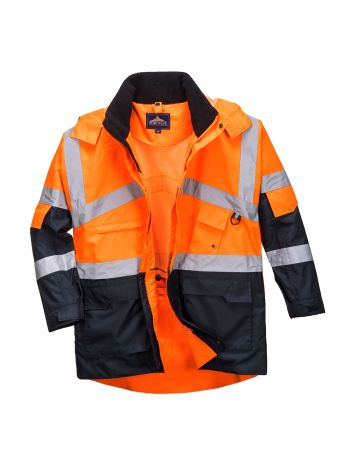 Jacheta Respirabila HiVis 2 Tonuri, L, R, Portocaliu/Navy