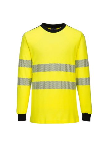 WX3 Tricou Hi-Vis rezistent la flacara, L, R, Galben/Negru