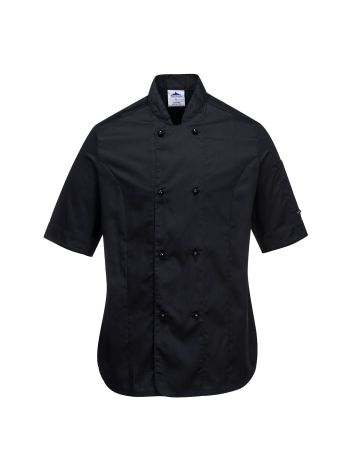 Jacheta Rachel pentru femei Chef S/S, L, R, Negru