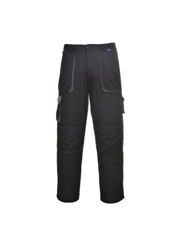 Pantaloni Captusiti Portwest Texo Contrast , L, R, Negru