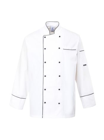 Jacheta Cambridge Chefs, L, R, Alb