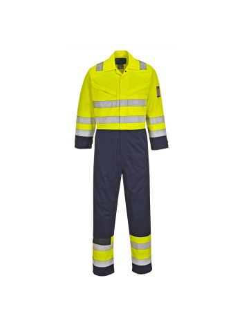 Combinezon MODAFLAME Hi-Vis., 4XL, R, Galben/Navy
