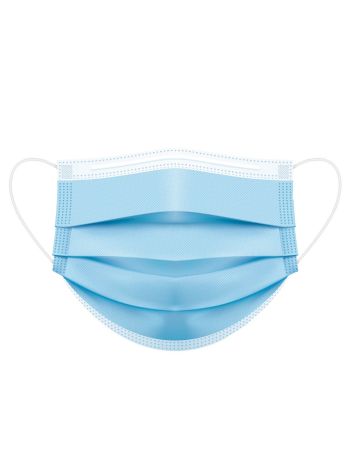 Masca Medicala Type IIR (Aambalaj Individual), , U, Albastru