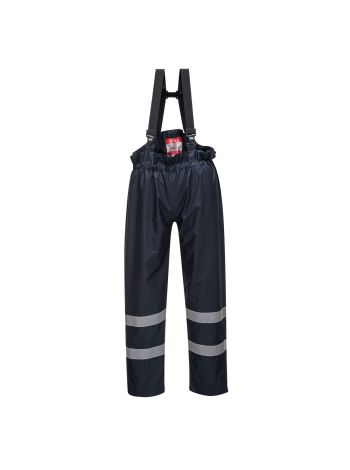 Pantaloni Bizflame Rain Multi Protection Necaptusiti, L, R, Navy