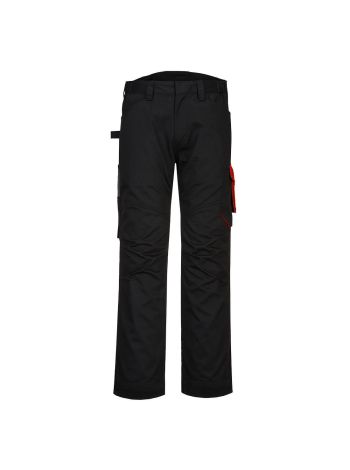 PW2 Pantaloni Service, 28, R, Negru/Rosu