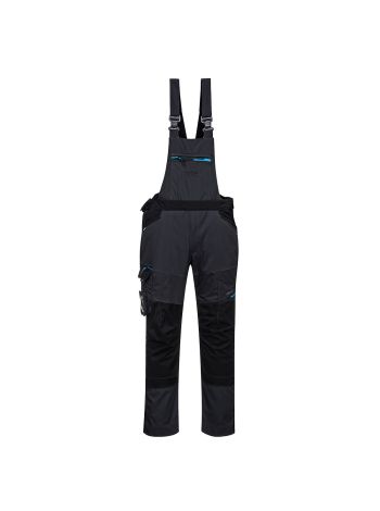 WX3 Pantaloni cu Pieptar, L, R, Gri Metal