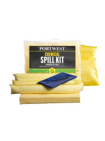 Kit de absorbtie substante chimice PW 50l, , R, Galben