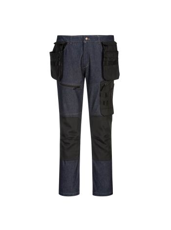 KX3 Pantaloni Holster Denim, 28, R, Indigo