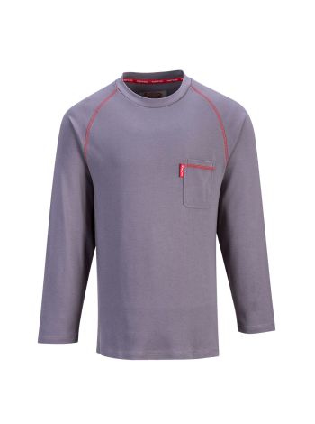 Tricou Bizflame FR, 4XL, R, Gri