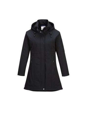 Jacheta Softshell Carla, L, R, Negru