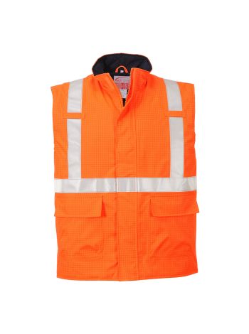 Vesta Bizflame Rain HiVis Antistatica Ignifuga, L, R, Portocaliu