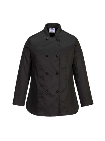 Jacheta Rachel pentru femei Chef L/S, L, R, Negru