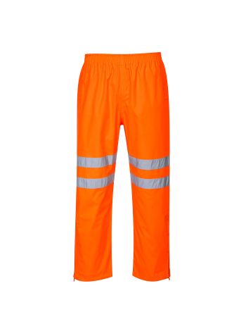 Pantaloni Respirabili Hi Vis, 4XL, R, Portocaliu